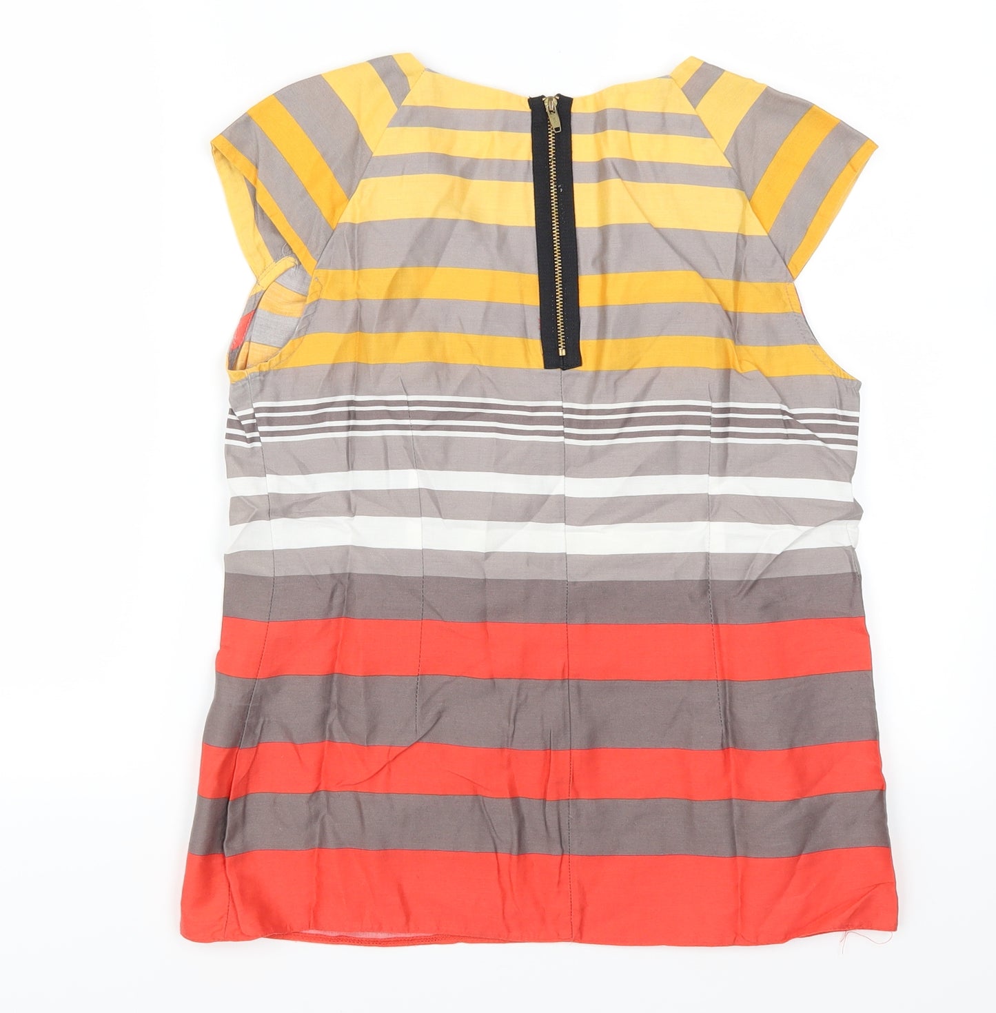 Dorothy Perkins Womens Multicoloured Striped  Basic Blouse Size 10