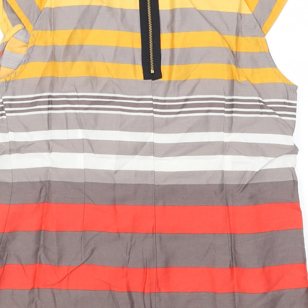 Dorothy Perkins Womens Multicoloured Striped  Basic Blouse Size 10
