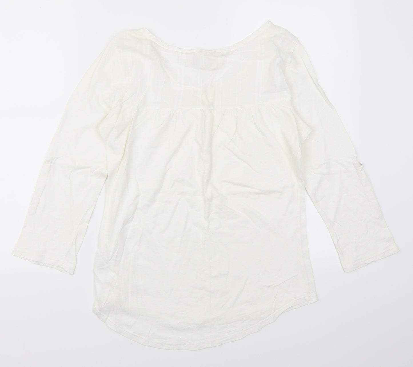 H&M Womens White   Basic Blouse Size M