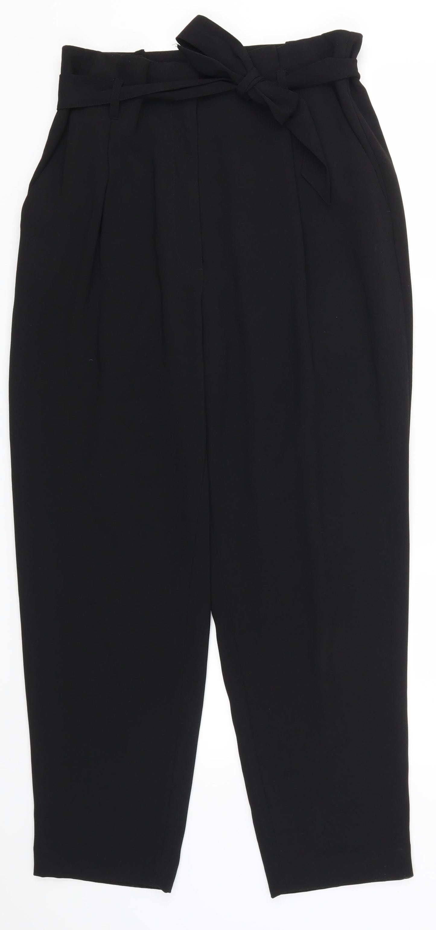 H&M Womens Black   Trousers  Size 12 L26 in