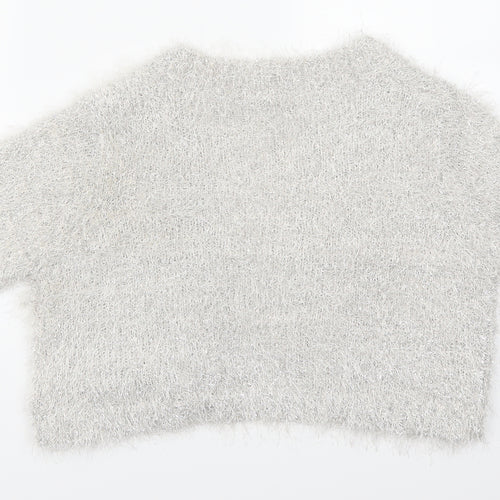 Peacocks Womens Silver   Cardigan Jumper Size L