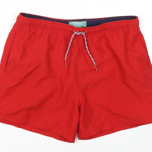 Primark Mens Red   Athletic Shorts Size M
