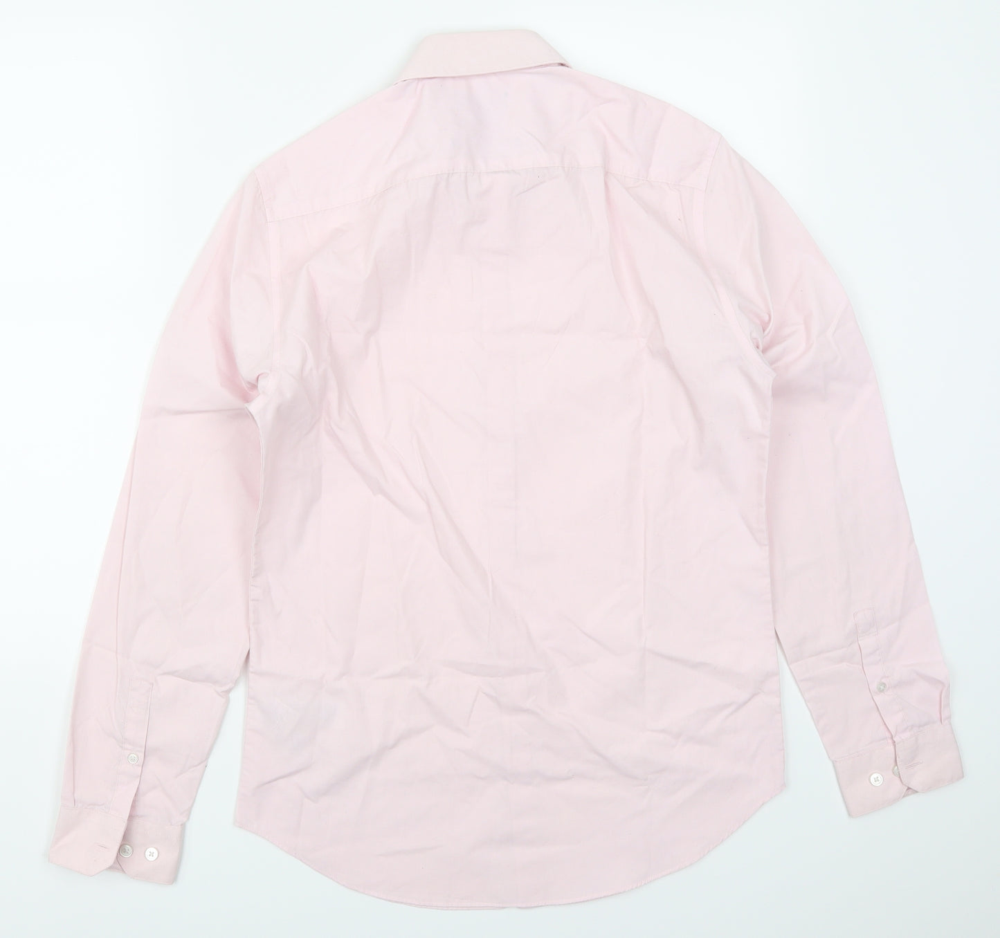 New Look Mens Pink    Dress Shirt Size S