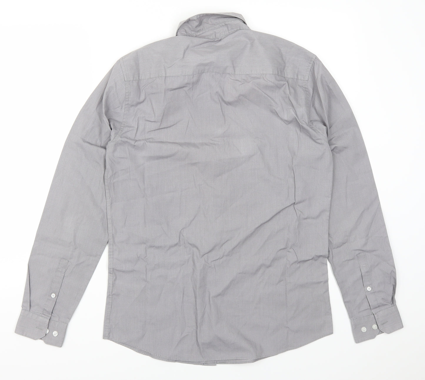 New Look Mens Grey    Dress Shirt Size S