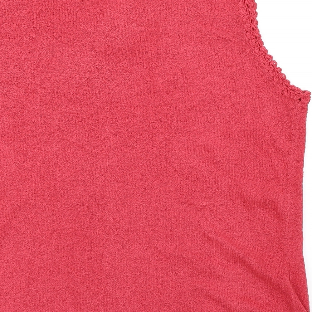 AMARANTO Womens Pink   Basic Tank Size M