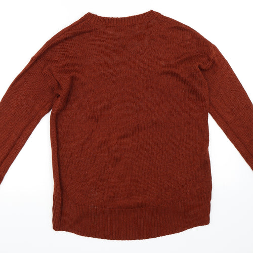New Look Womens Orange   Pullover Jumper Size M
