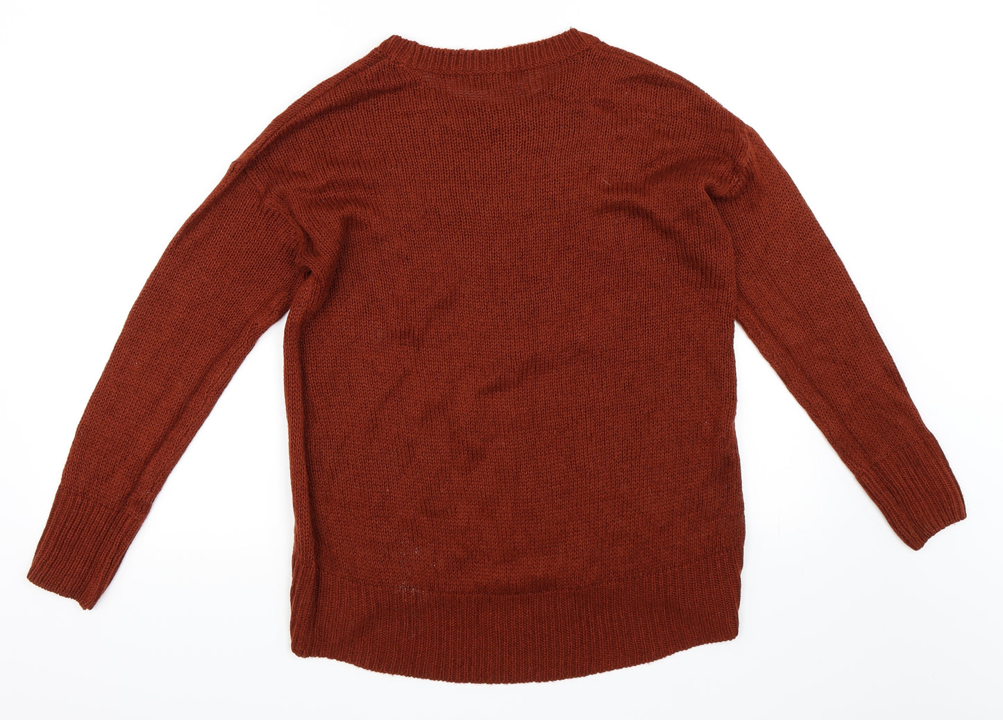 New Look Womens Orange   Pullover Jumper Size M