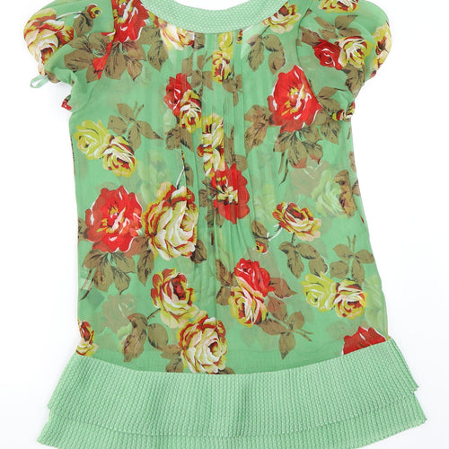 NEXT Womens Green   Tunic Blouse Size 12