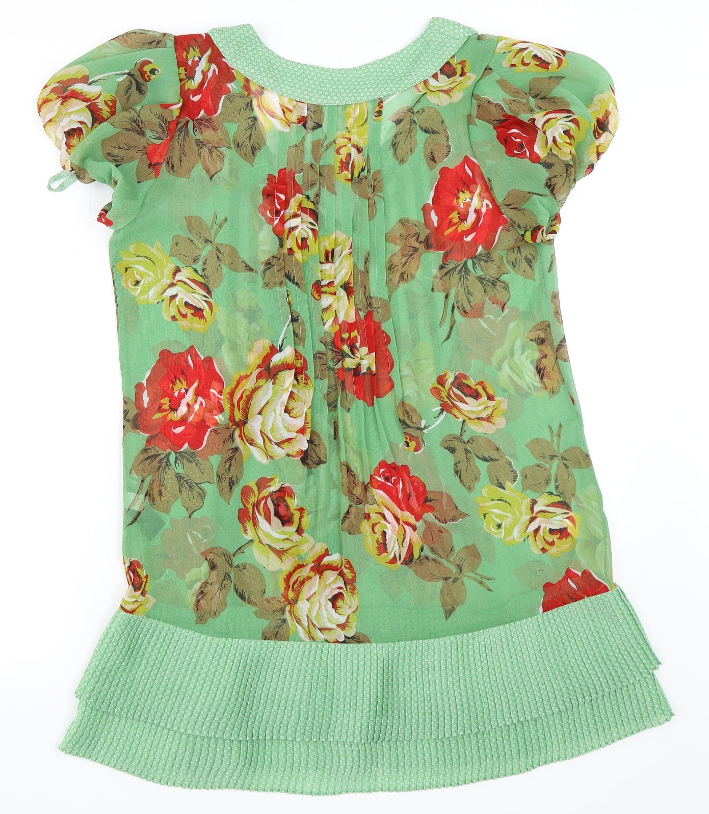 NEXT Womens Green   Tunic Blouse Size 12