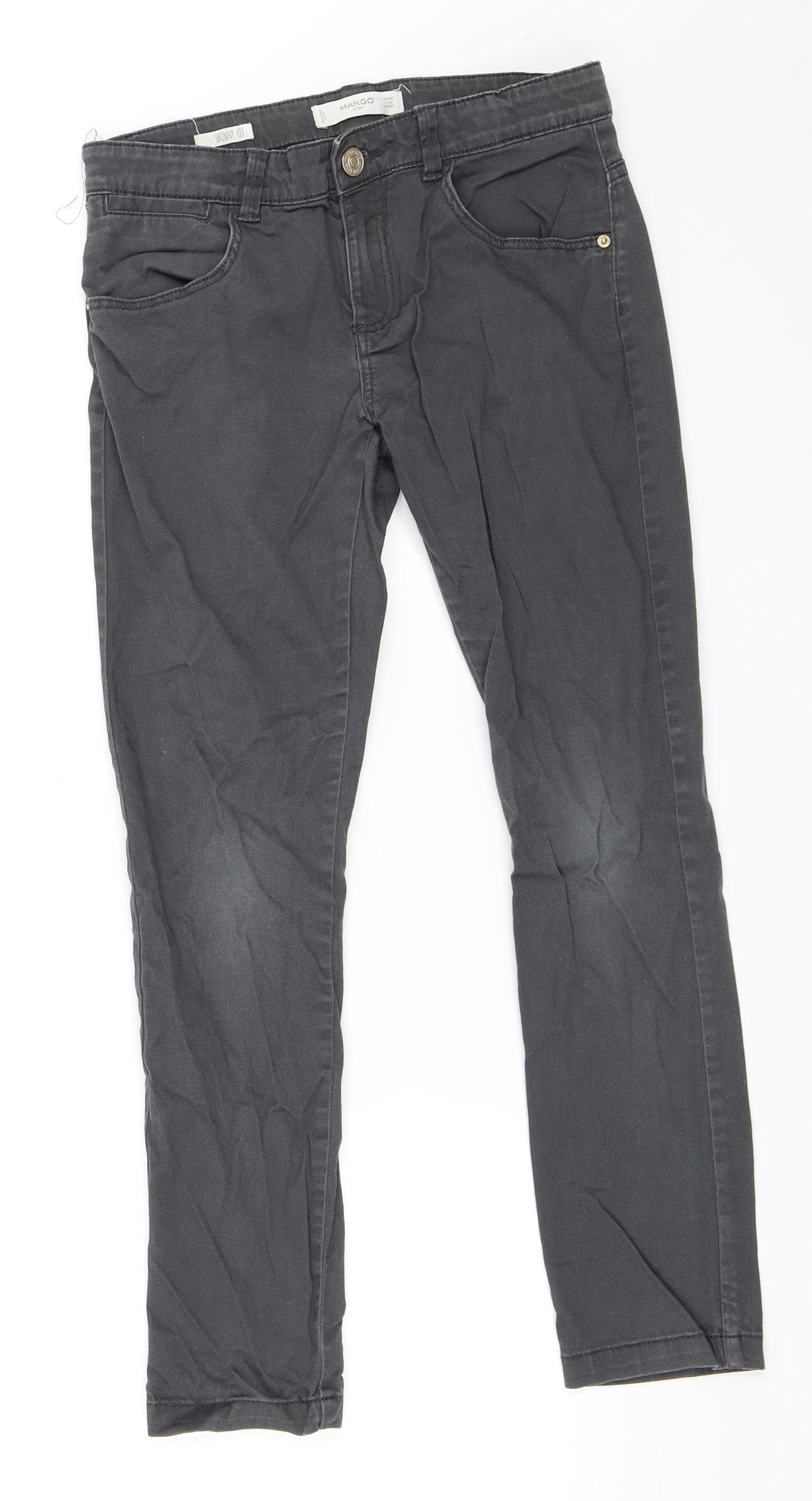 Mango Girls Grey   Skinny Jeans Size 11-12 Years