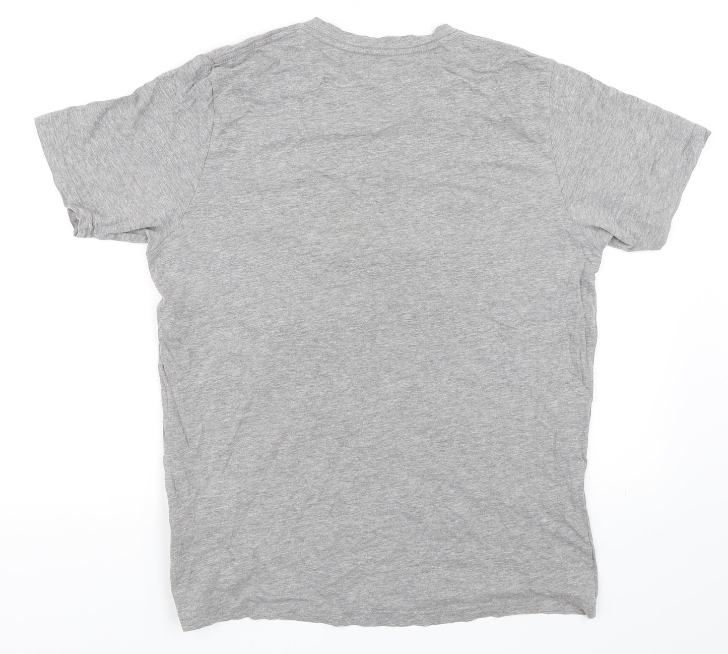 Avenue Mens Grey    T-Shirt Size L  - Christmas sloth