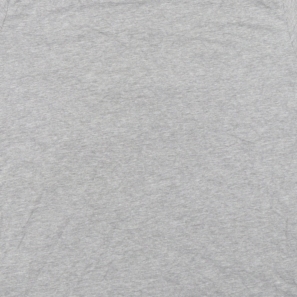 Avenue Mens Grey    T-Shirt Size L  - Christmas sloth