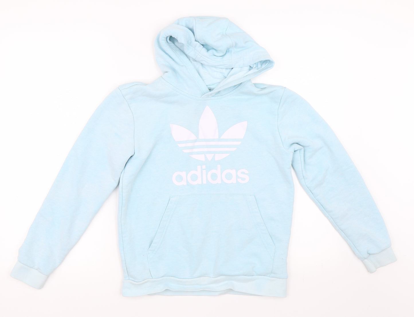 adidas Womens Blue   Pullover Hoodie Size S