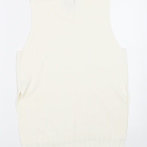 Topshop Womens Ivory   Basic Tank Size 10