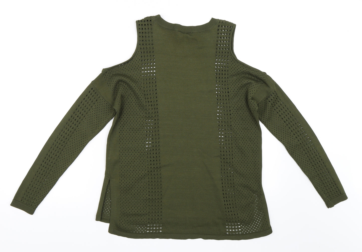 Topshop Womens Green   Pullover Jumper Size 10