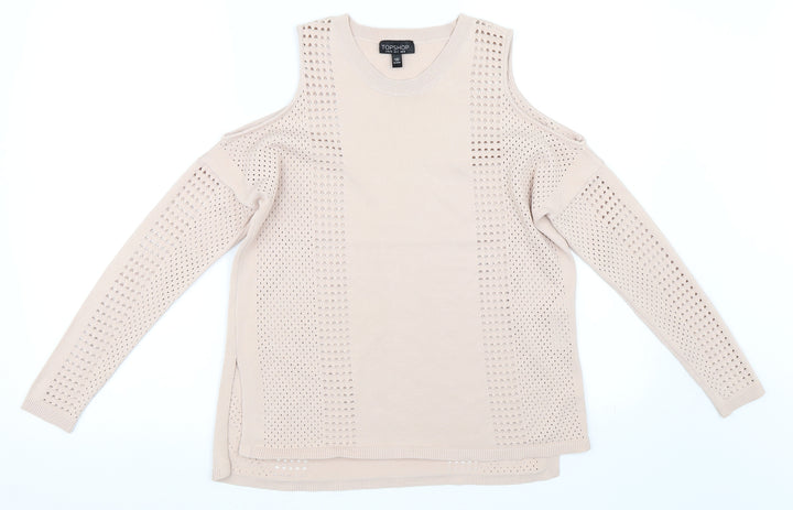 Topshop Womens Pink   Pullover Jumper Size 8