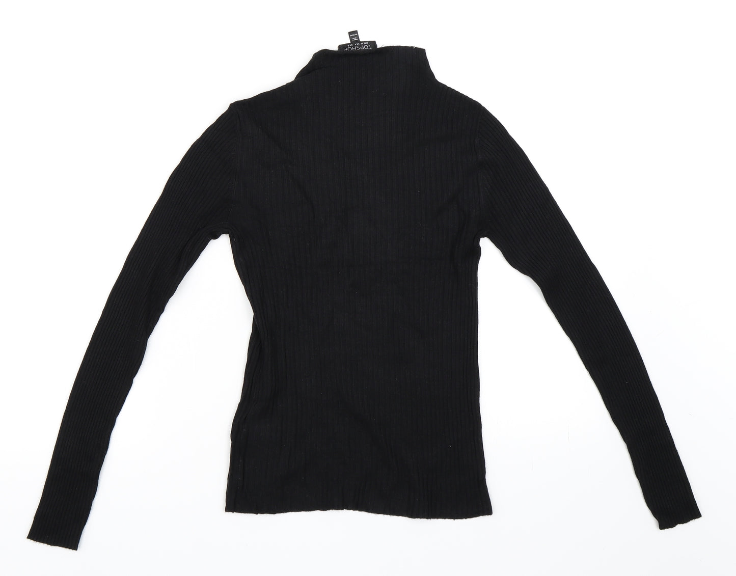 Topshop Womens Black   Pullover Jumper Size 8