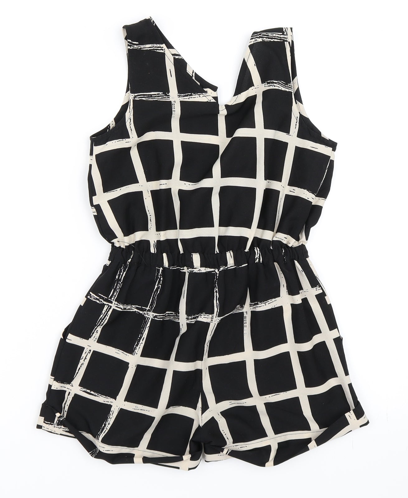 NEXT Girls Black   Playsuit One-Piece Size 7 Years