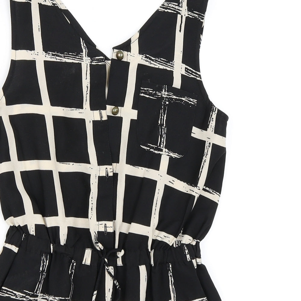 NEXT Girls Black   Playsuit One-Piece Size 7 Years
