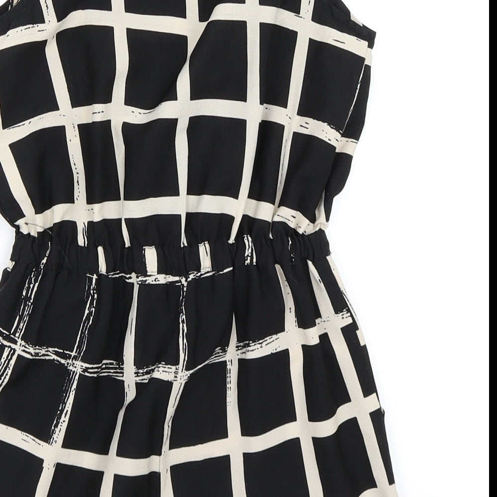 NEXT Girls Black   Playsuit One-Piece Size 7 Years