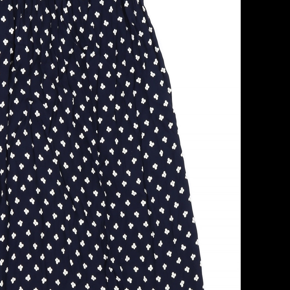 Resort Report Womens Blue   A-Line Skirt Size 12