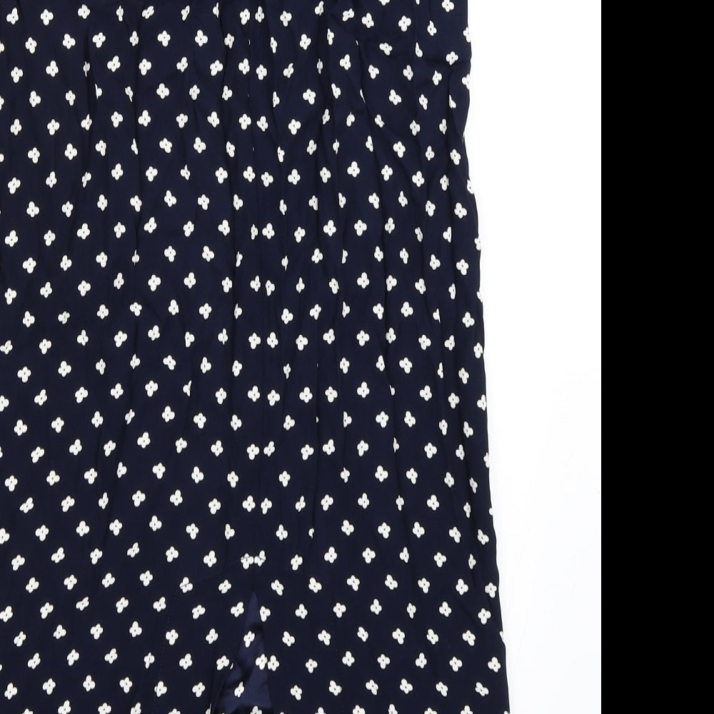 Resort Report Womens Blue   A-Line Skirt Size 12