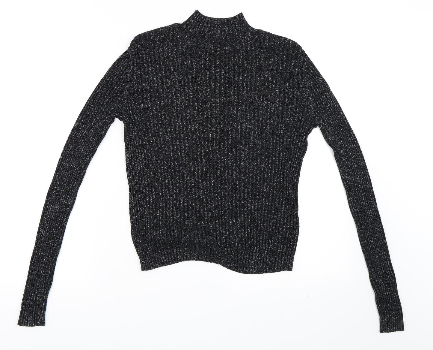 Topshop Womens Black   Pullover Jumper Size 10