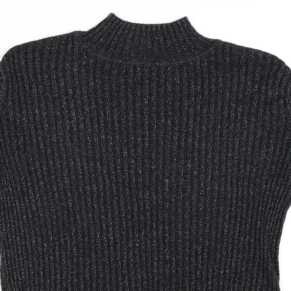 Topshop Womens Black   Pullover Jumper Size 10