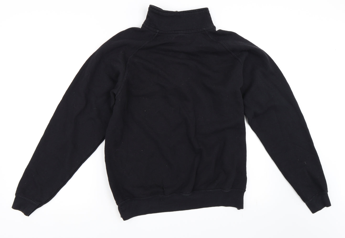 Yae Mens Black   Henley Sweatshirt Size M