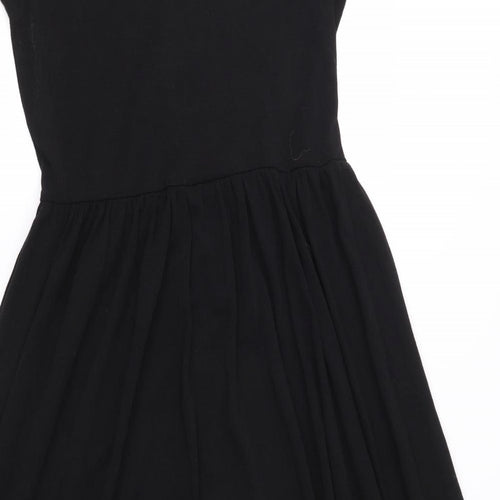 Kiah Womens Black  Jersey Fit & Flare  Size 10
