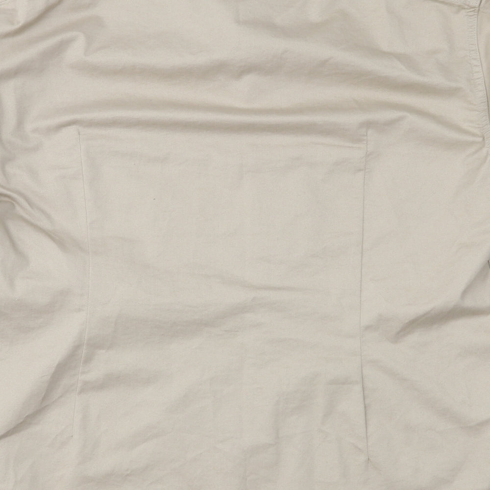 River Island Mens Beige    Button-Up Size L