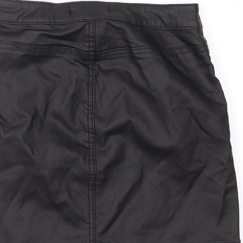 Missguided Womens Black   Straight & Pencil Skirt Size 4