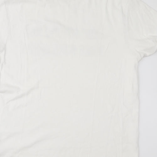 Reward Mens White  Jersey  T-Shirt Size L
