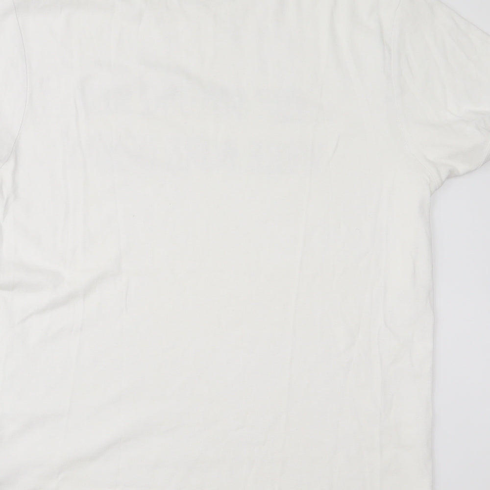 Reward Mens White  Jersey  T-Shirt Size L