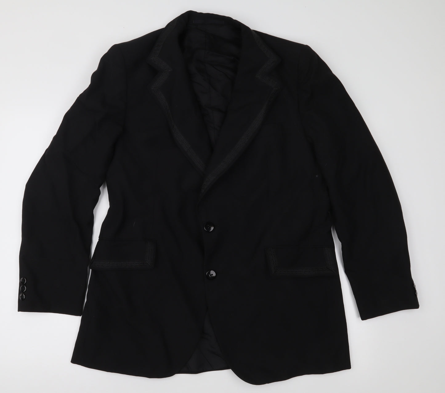 Burton Mens Black   Tuxedo Suit Jacket Size 40