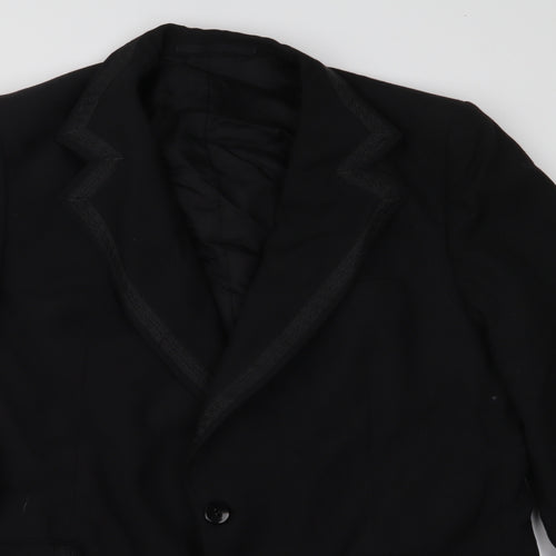 Burton Mens Black   Tuxedo Suit Jacket Size 40