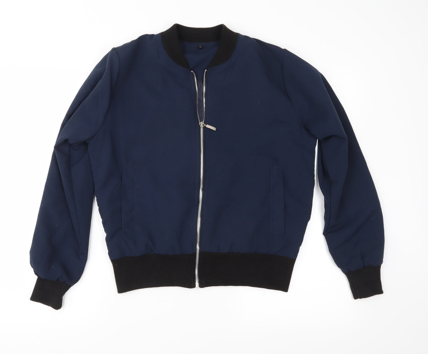 Preworn Mens Blue   Bomber Jacket Jacket Size S