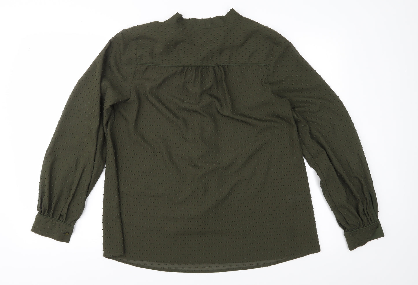 NEXT Womens Green  Chiffon Basic Blouse Size 10
