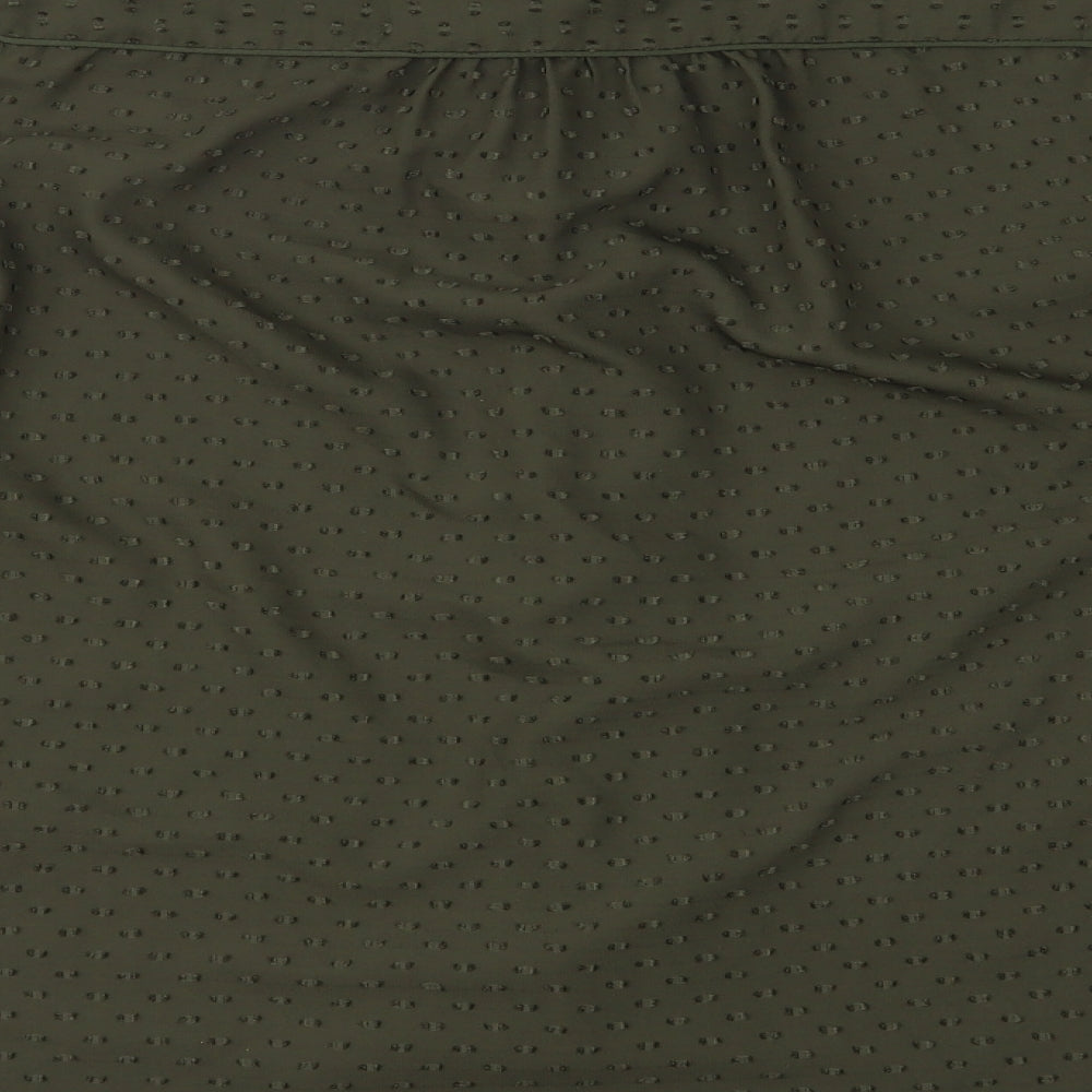 NEXT Womens Green  Chiffon Basic Blouse Size 10