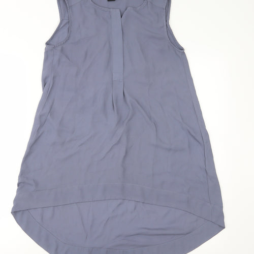 H&M Womens Grey   Basic Blouse Size 6