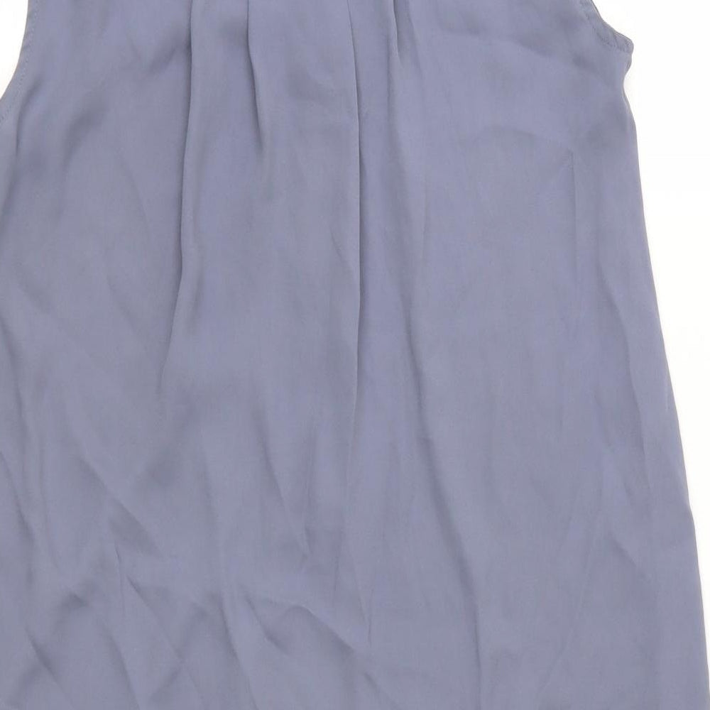 H&M Womens Grey   Basic Blouse Size 6