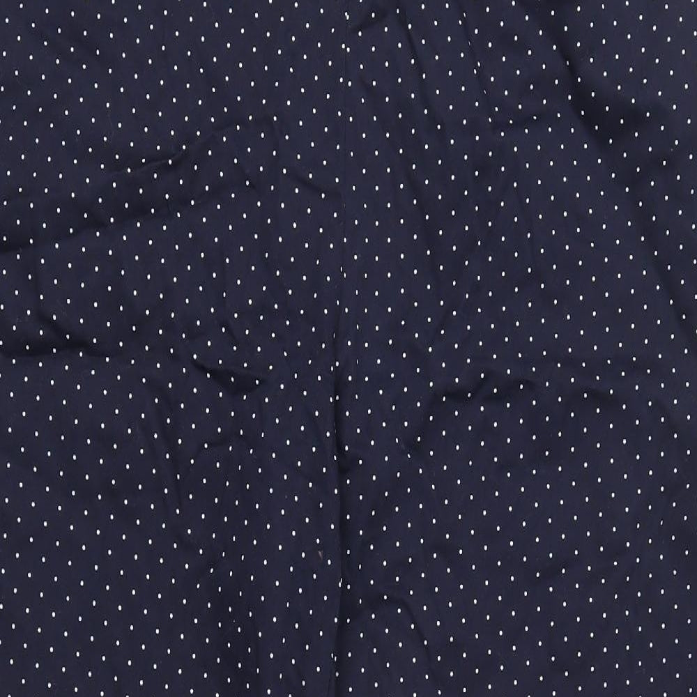 TU Womens Blue Polka Dot  Capri Trousers Size 22 L27 in