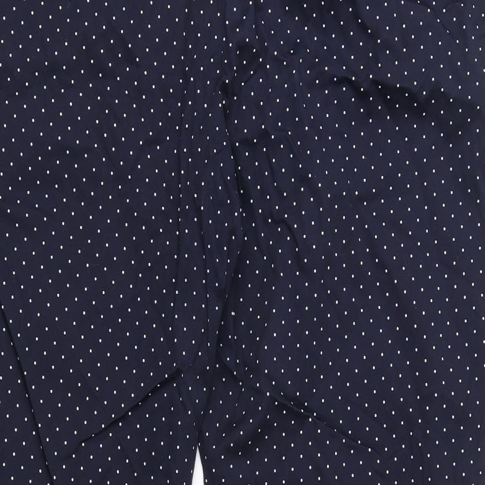 TU Womens Blue Polka Dot  Capri Trousers Size 22 L27 in