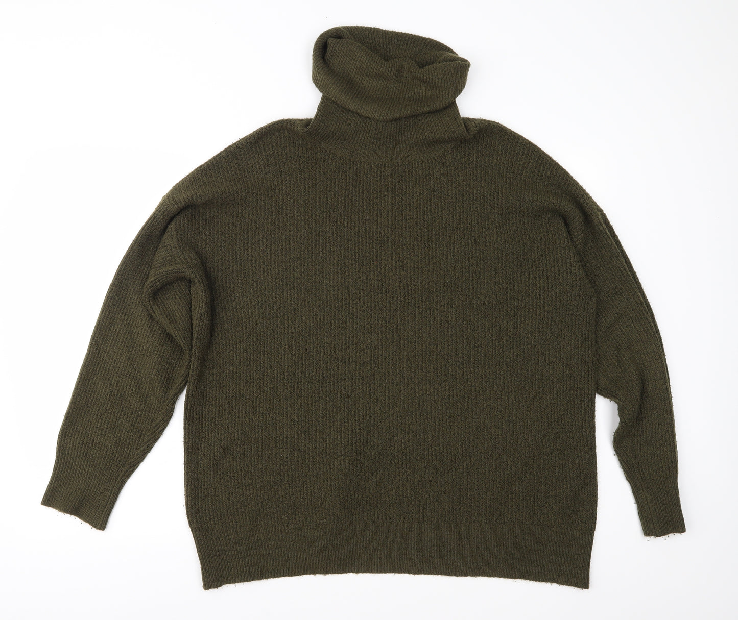 New Look Mens Green  Knit Pullover Jumper Size M