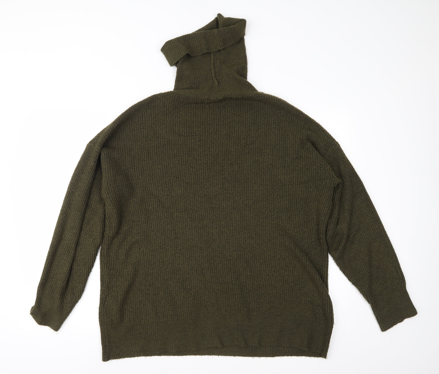New Look Mens Green  Knit Pullover Jumper Size M