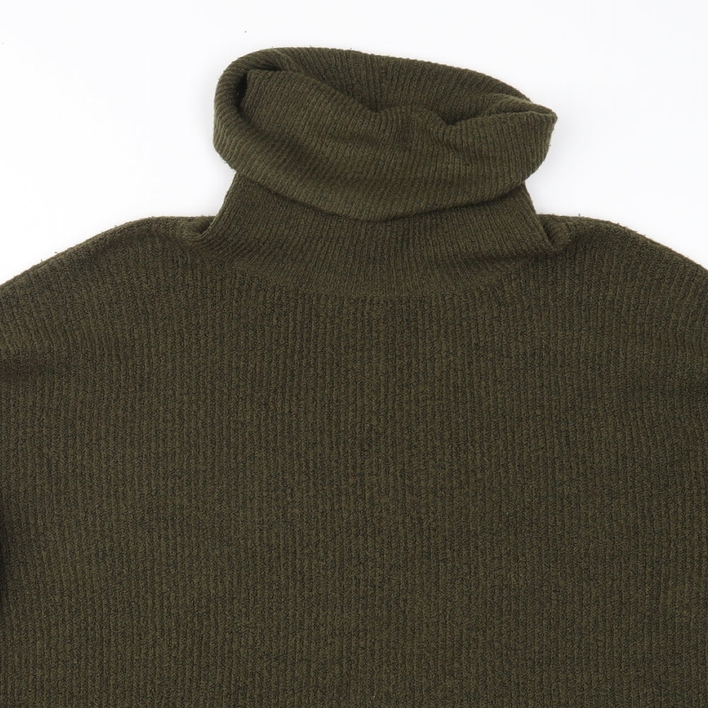 New Look Mens Green  Knit Pullover Jumper Size M