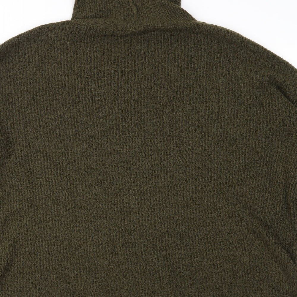 New Look Mens Green  Knit Pullover Jumper Size M
