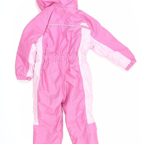 No Fear Girls Pink   Jacket Snowsuit Size 4-5 Years
