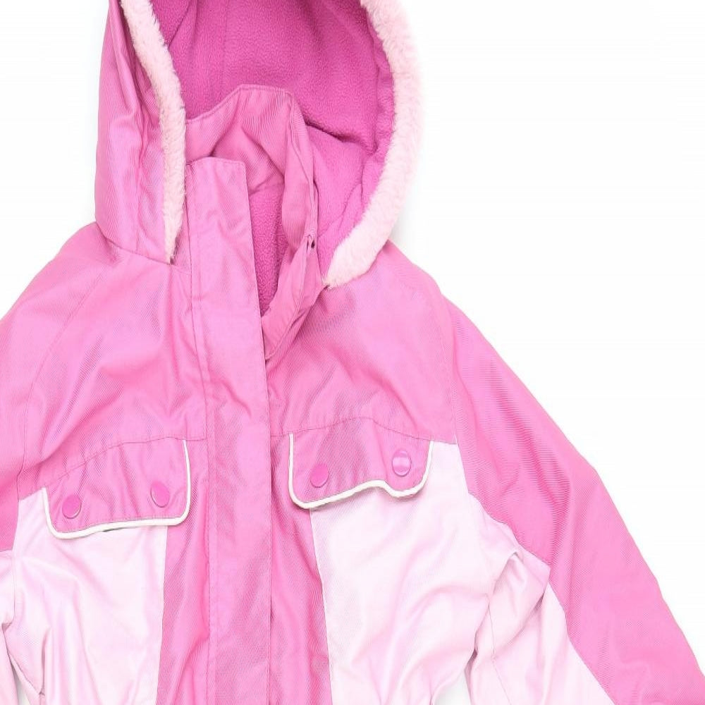 No Fear Girls Pink   Jacket Snowsuit Size 4-5 Years