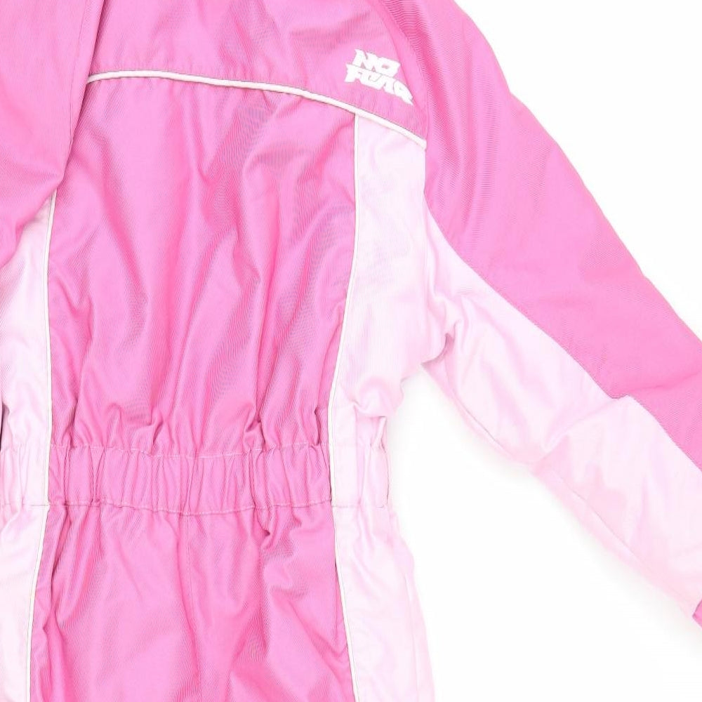 No Fear Girls Pink   Jacket Snowsuit Size 4-5 Years